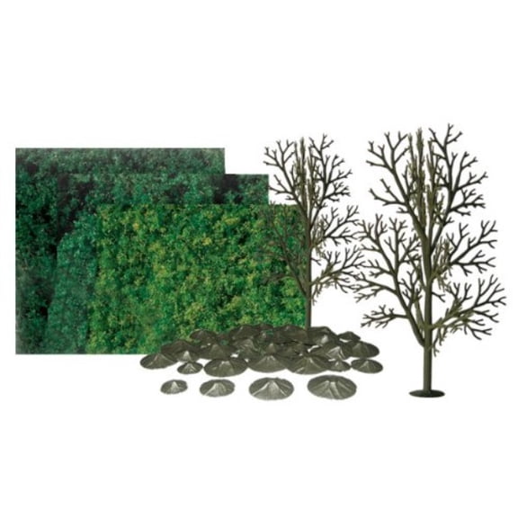 jtt scenery products super scenic series: sycamore tree kit, 8" height