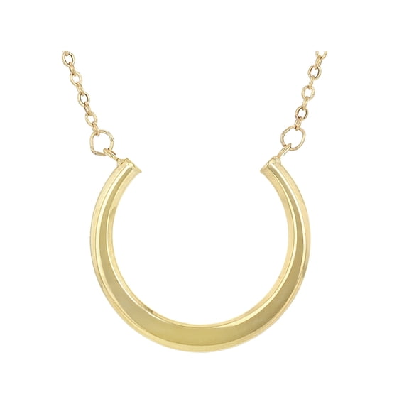 JTV 10k Yellow Gold Horseshoe Necklace