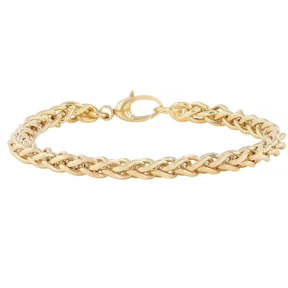 JTV 14K Yellow Gold Spiga Link Bracelet
