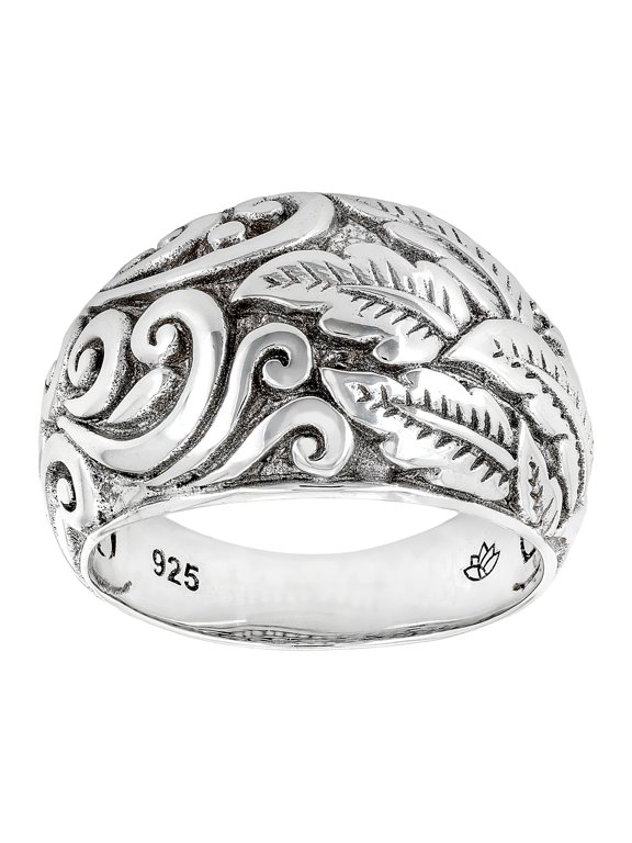 Artisan Collection of Bali(TM) Sterling Silver Leaf and Filigree Ring