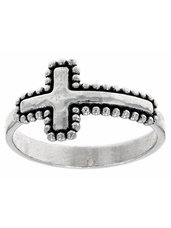 Sterling Silver Cross Ring
