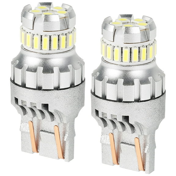 JTWEEN 2Pcs DC 12V-24V T20 LED Bulbs with 23 LEDs 1200LM LED Car Tail Lights 7000K Whtie Light Fog Light Bulbs IP67 Waterproof T20  Brake Light Turn Signal Lamp Replacement Bulb