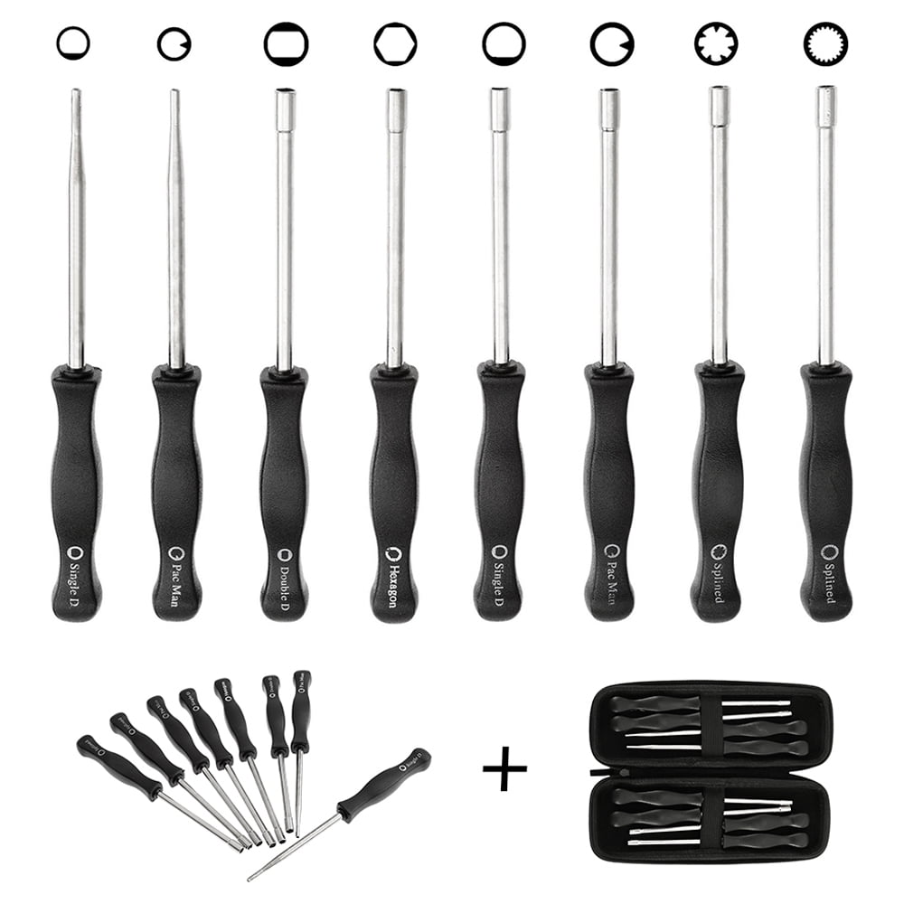JTWEEN 8PCS Craftsman Screwdriver Splined Carb Carburetor Adjusting