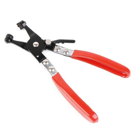 JTWEEN Auto Hose Clamp Plier Repair Tool Set Swivel Flat Band for Removal and Installation of Ring Car Angled Clip Plier Cable Type Pliers Tube Bundle Removal Repair Maintenance Tool