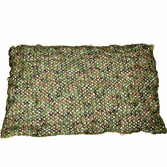 JTWEEN Camouflage Net Polyester Hunting Cover Flame Retardant Camo Netting Privacy Forest Landscape Shade Net for Outdoor Military Games Camping Hide Shooting