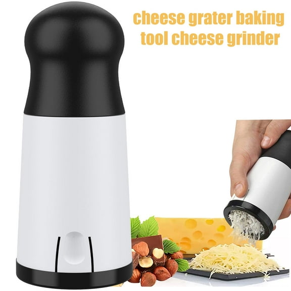 JTWEEN Cheese Grater Handheld Cheese Slicer Mill 2 Pattern Stainless Steel Cheese Shredder Premium Kitchen Butter Food Mill for Table Meal Kitchen