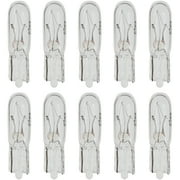 JTWEEN Dash Lights 10 PCS T5 12V Auto Halogen LED Bulbs 1.2W Instrument Cluster LED Bulbs for Gauge