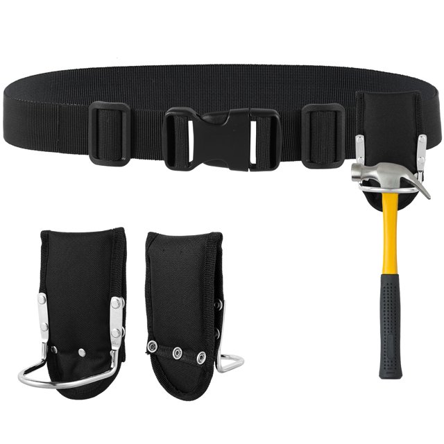 JTWEEN Hammer Belt Holder Heavy Duty Canvas Hammer Hanger Quick Clip Hammer Organizer Hatchet
