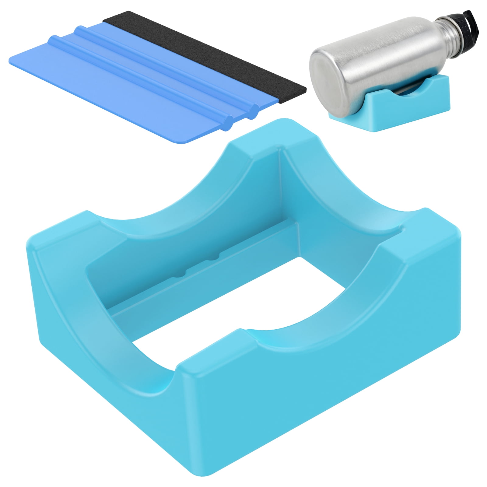 JTWEEN Silicone Cup Cradle with Builtin Slot,Silicone Cup Cradle for