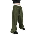thumbnail image 1 of JTieacloth Baggy Sweatpants for Mens Big and Tall Elastic Waist Sweat Pants Drawstring Open Bottom Athletic Joggers Trousers, 1 of 6