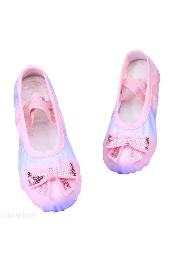 Ballet Slippers Dance Shoes Split Leather Sole For Children And Adults Kids Flats,Sizes 10.5 Little Kid