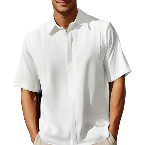 JTieacloth Big Mens T Shirts Men's Casual T Shirts For Everyday Wear Short Sleeve Classic Fit Top Versatile Solid Color Design Comfortable Summer And Autumn Shirt For Easy Pairing With Shorts