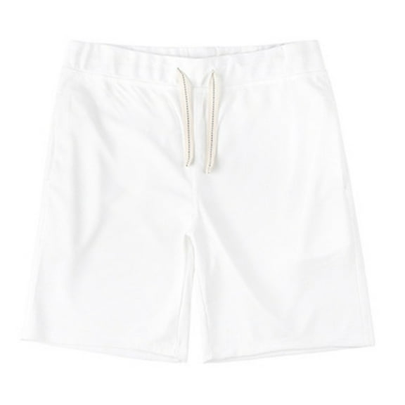 JTieacloth Big and Tall Sizes Men's Casual Shorts Comfortable Loose Fit For Outdoor Relaxation Ideal For Summer And Fall,White