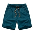 thumbnail image 1 of JTieacloth Big and Tall Sizes Men's Summer Quick Drying Shorts Beach Shorts Sweatpants,Blue, 1 of 2