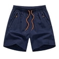 thumbnail image 1 of JTieacloth Big and Tall Sizes Men's Summer Quick Drying Shorts Beach Shorts Sweatpants,Blue, 1 of 2
