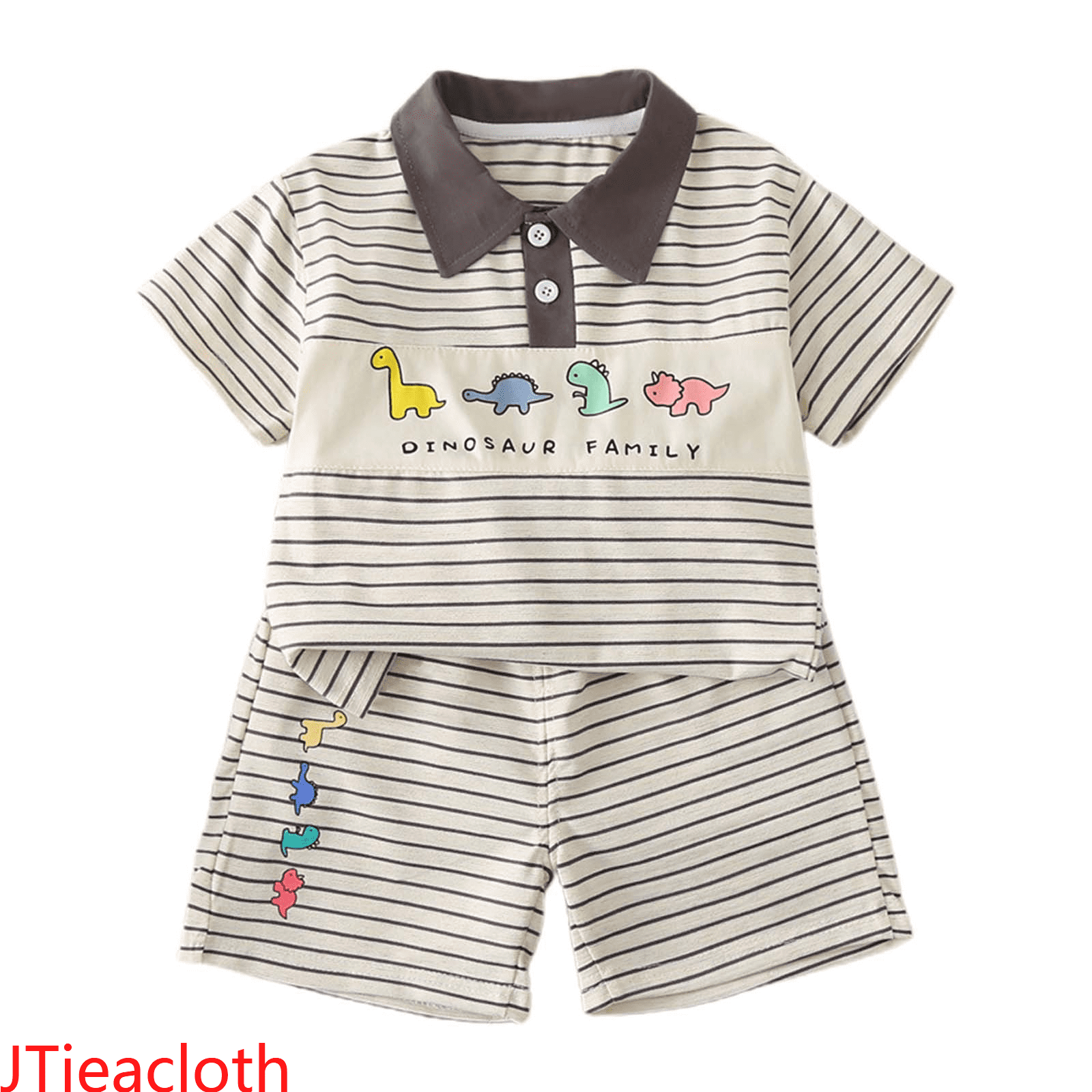 Boys Clothes 2 Piece Boys Summer Outfits Set Casual Toddler Clothes For 1 66Years Old,Sizes 3-4 Years(Gray)