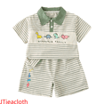 thumbnail image 1 of JTieacloth Boys Clothes 2 Piece Boys Summer Outfits Set Casual Toddler Clothes For 1 66Years Old,Sizes 3-4 Years(Green), 1 of 5