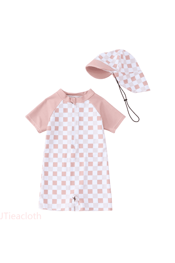 Boys Swimwear Baby Rash Guard UPF 50+ Sun Swim Suit For Toddler Beach Pool Summer Water Play,Sizes 12-24 Months