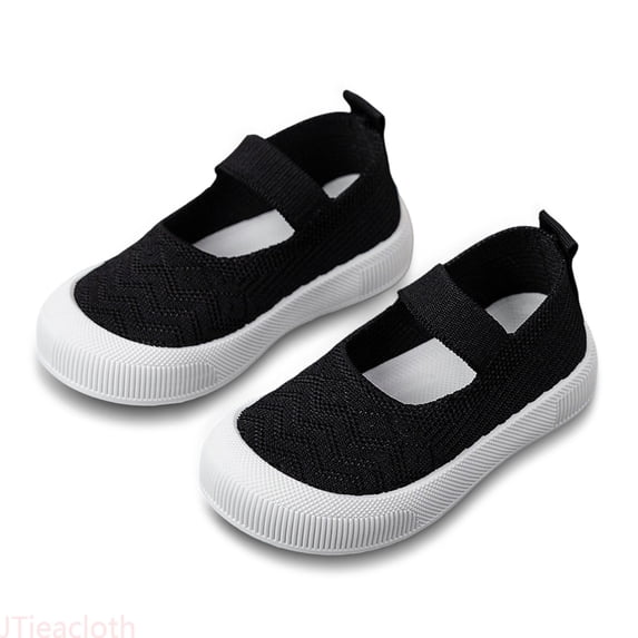 JTieacloth Breathable Girls Casual Sneakers Lightweight Elastic Cuff Low Top Walking Shoes For Toddler Kids Outdoor Play Athletic Running Shoes,Sizes 6 Toddler