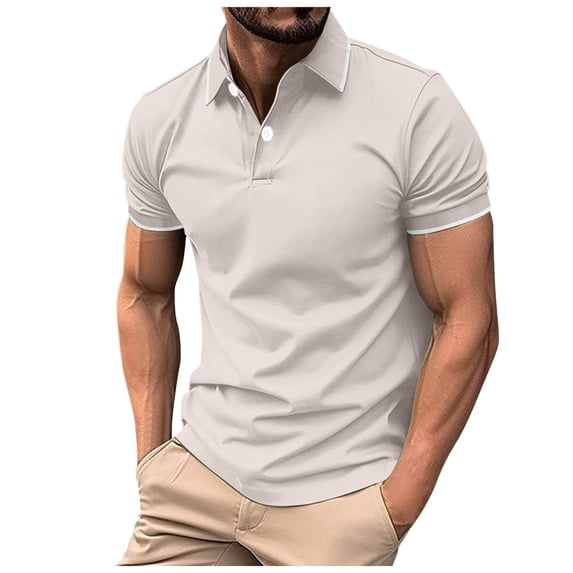 JTieacloth Button Classic T-Shirt Mens 3D Digital Printing Lapel Zipper Short Sleeve Shirt Casual Fashion Shirt Jacket Gray XL