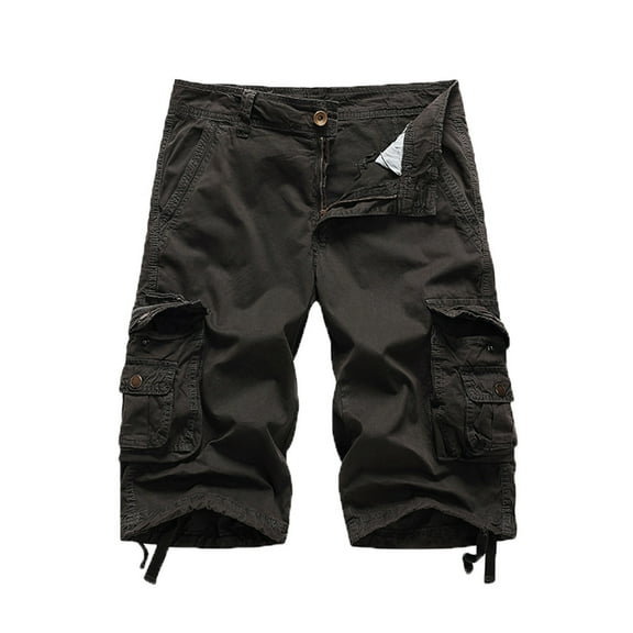 JTieacloth Cargo Shorts for Men Men's Casual Cargo Shorts Big And Tall Relaxed Fit Pocket Work Shorts Comfortable Summer Outdoor Short Pants,Gray