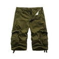 thumbnail image 1 of JTieacloth Cargo Shorts for Men Men's Casual Cargo Shorts Big And Tall Relaxed Fit Pocket Work Shorts Comfortable Summer Outdoor Short Pants,Green, 1 of 2
