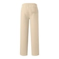 thumbnail image 1 of JTieacloth Casual Loose Drawstring Pants Men's Casual Pants Comfortable Stretch Relaxed Fit Lightweight Breathable Soft Fabric For Everyday Wear And Outdoor Activities Beige, 1 of 4