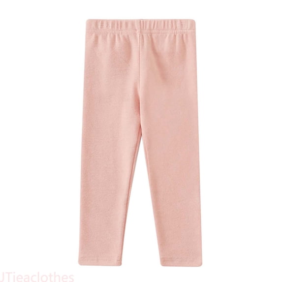 JTieacloth Casual Pants for Girls Baby Toddler Girls Toddler Boys Autumn Solid Color Elastic Waist Sweatpants With And Leggings Warm Pull On Pants,Sizes 4-5 Years