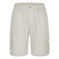 thumbnail image 1 of JTieacloth Casual Pants for Men Mens Casual Shorts Colorful Striped Sports Beach Shorts Mens Pant Beige, 1 of 6