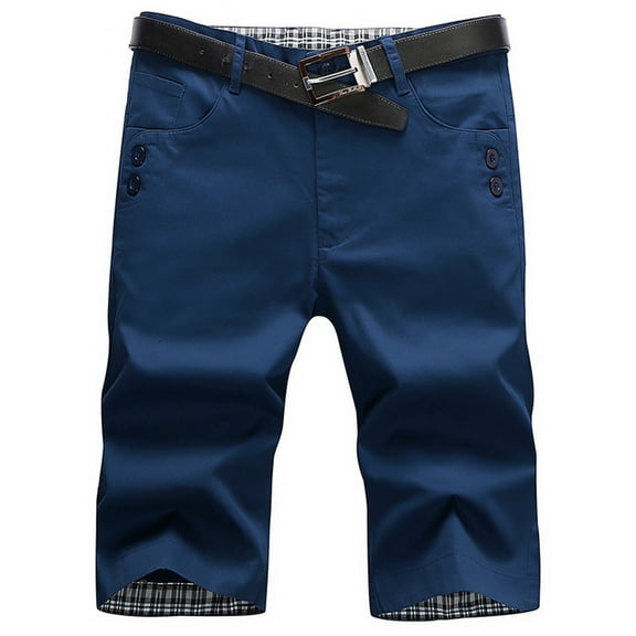 JTieacloth Classic Mens Cargo Short Men's Casual Shorts For Every Occasion Versatile Straight Leg Beach Shorts For Daily Work And Outings For Spring And Summer,Blue