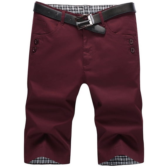 JTieacloth Classic Mens Cargo Short Men's Casual Shorts For Every Occasion Versatile Straight Leg Beach Shorts For Daily Work And Outings For Spring And Summer,Red