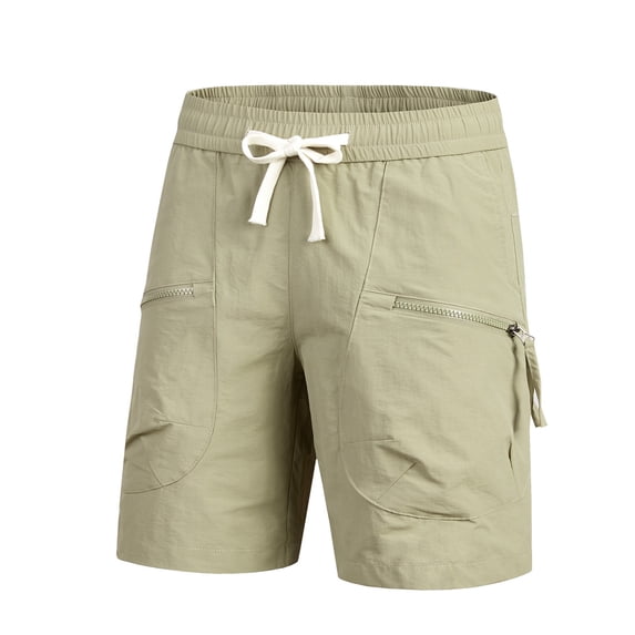 JTieacloth Comfort Cargo Shorts Men's New Casual Quick Drying Shorts Sports Quarter Pants,Yellow
