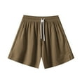 thumbnail image 1 of JTieacloth Comfort Cargo Shorts Men's Summer Outdoor Sports Shorts Fashionable Home Casual Breathable Shorts,Brown, 1 of 2