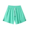 thumbnail image 1 of JTieacloth Comfort Cargo Shorts Men's Summer Outdoor Sports Shorts Fashionable Home Casual Breathable Shorts,Green, 1 of 2