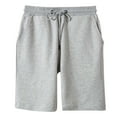 thumbnail image 1 of JTieacloth Comfort Mens Shorts Men'S Casual Shorts Solid Color Fashion Slim Five Point Shorts Beach Shorts Casual Shorts,Gray, 1 of 3