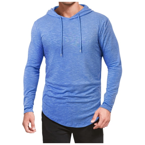 JTieacloth Designer T Shirts for Men Men's Athletic Hooded Shirts Long Sleeve Workout Sport Hoodie Casual Running T Shirt Pullover Top