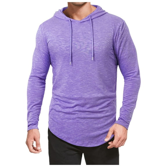 JTieacloth Designer T Shirts for Men Men's Athletic Hooded Shirts Long Sleeve Workout Sport Hoodie Casual Running T Shirt Pullover Top