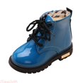 thumbnail image 1 of JTieacloth Durable Kids For Boys And Girls Short Boots With Warm For Cold Weather Comfortable Stylish Footwear For Preschool To Preteen Age,Warm Winter Boots Blue, 1 of 4