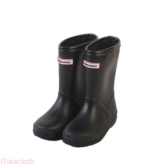 JTieacloth Girls Boys Kids Rain Boots,Non Sole Waterproof Lightweigh Rain Shoes Easy-on,Sizes 13