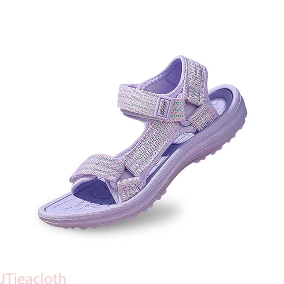 JTieacloth Girls Fashion Solid Color Open Toe Breathable Comfortable Sandals Casual Sandals Kids,Sizes 13 Little Kid(7-8 Years)
