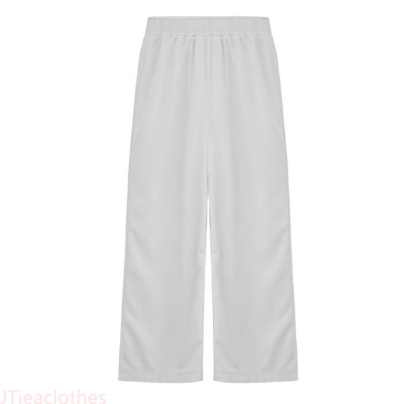 JTieacloth Girls Pants Lightweight Girls Casual Wide Leg Pants Elastic Waist Solid Color Trousers For Big Kids And Tweens Comfortable Everyday Bottoms,Sizes 13-14 Years