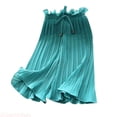 thumbnail image 1 of JTieacloth Girls Pants Wide Leg Uniform Pants Girls Wide Leg Pants Lightweight Casual Elastic Waist Straight Loose Trousers For Kids,Sizes 4-5 Years, 1 of 7