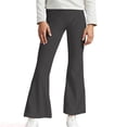 thumbnail image 1 of JTieacloth Girls Pants Wide Leg Uniform Pants High Waist Flared Yoga Pants For Teen Girls Stretch Bootcut Leggings Athletic Dance Trousers Comfortable Wide Leg,Sizes 13-14 Years, 1 of 5