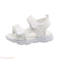 thumbnail image 1 of JTieacloth Girls Sandals For Toddlers And Kids Comfortable Open Toe Casual Summer Shoes Breathable Lightweight Everyday Footwear For Ages 1 6 Summer Sandals,Sizes 21 Little Kid(1-2 Years), 1 of 7