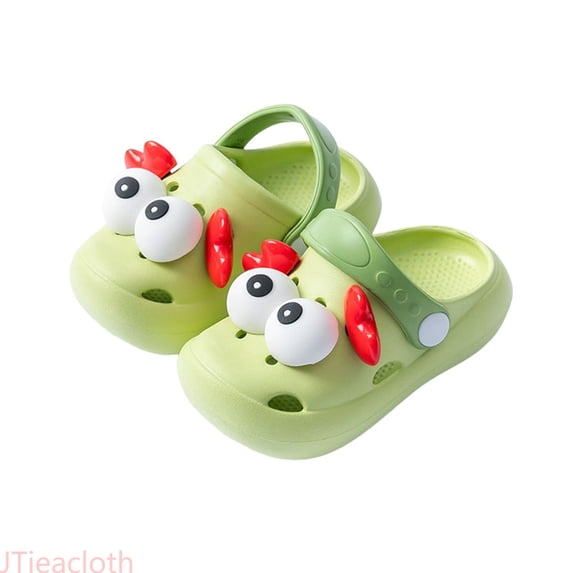 JTieacloth Girls Sandals For Toddlers And Kids Soft EVA Material With Cute Crab Design Breathable Comfortable Lightweight For Daily Wear Girls Sandals for School,Sizes 6 Toddler(12-18 Months)