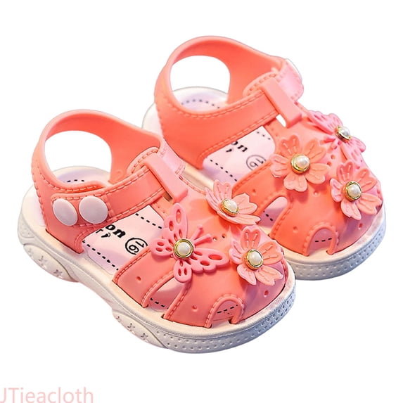 JTieacloth Girls Sandals For Toddlers And Kids Summer Outdoor Play Comfortable Breathable Lightweight Casual Walking Shoes With Sole Casual Sandals Kids,Sizes 9 Little Kid(3-3.5 Years)