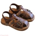 thumbnail image 1 of JTieacloth Girls Sandals For Toddlers Soft Sole Comfortable Everyday Wear Adjustable Straps Beach Outdoor Casual Footwear For Baby To Summer Flat Sandals,Sizes 8 Little Kid(2-2.5 Years), 1 of 5