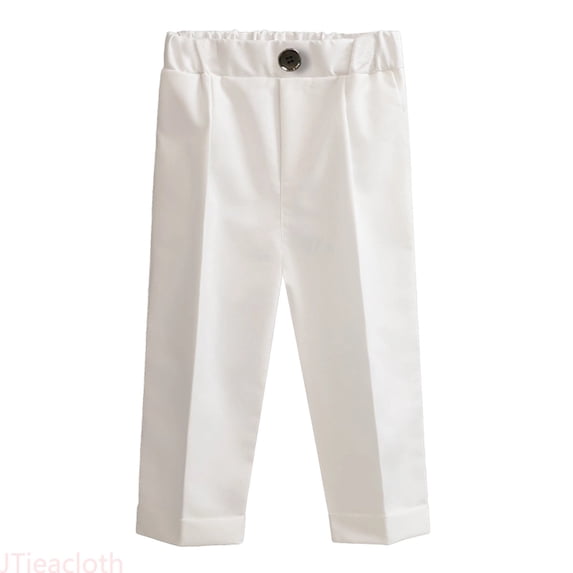 JTieacloth Girls School Uniform Pants Girls Formal Dress Pants Classic Trousers School Performance Wear Casual Comfortable Long Pants For Everyday Outfits,Sizes 3-4 Years