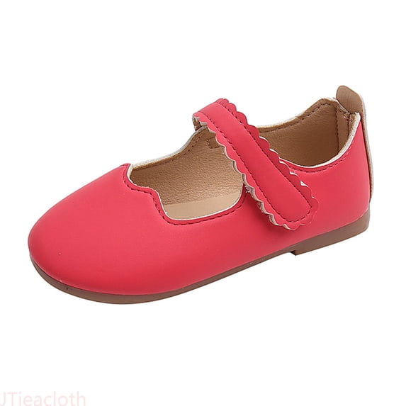 JTieacloth Girls Summer Flats Shoes Lightweight Ribbon Flower Hook Loop Casual Flats for Kids,Sizes 8.5 Little Kid