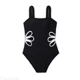 thumbnail image 1 of JTieacloth Girls Swimsuit Cut Out One Piece Bathing Suit with Chest Pad Adjustable Strap Girls' Swimwear,Sizes 8-9 Years, 1 of 6